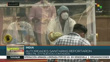 India reporta 1.277 nuevos contagios de Covid-19