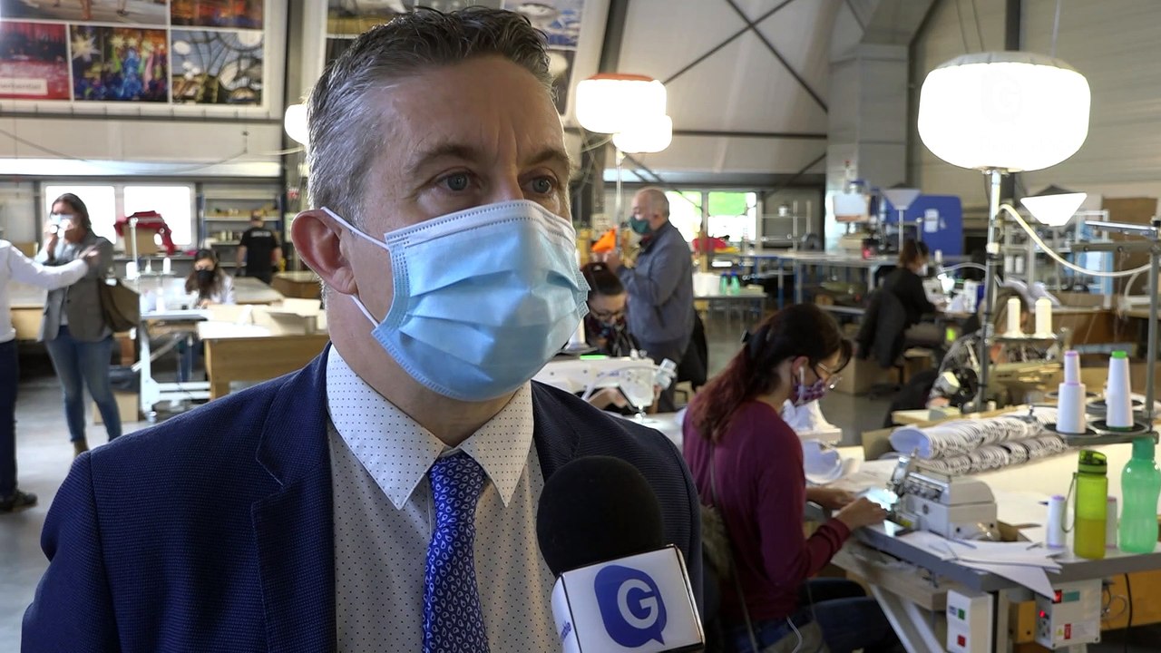 Reportage - La métropole commande 200 000 masques à l'entreprise Airstar