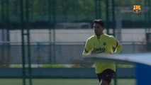 Tercera jornada de entrenamientos del FC Barcelona