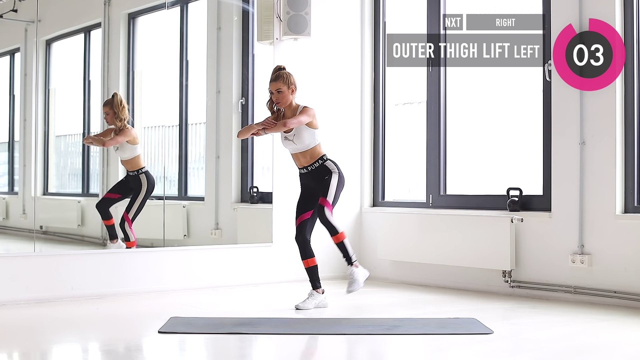 12 MIN LEG WORKOUT - Butt, Thighs & Calves __ No Equipment I Pamela Reif