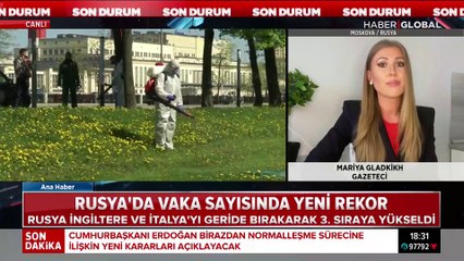 Rusya'da vaka sayısında yeni rekor
