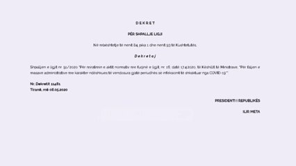 Top News - Meta dekreton 4 ligje/ Mes tyre edhe falja e gjobave