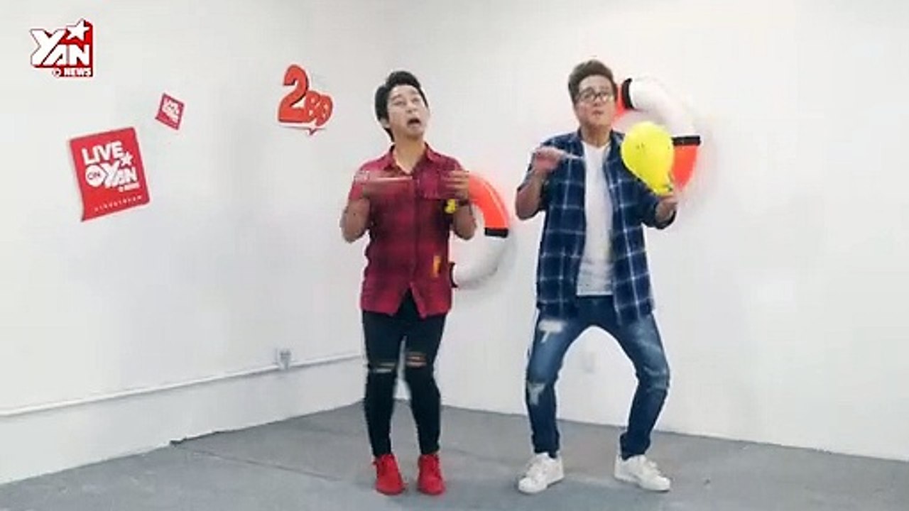 Bùi Anh Tuấn nhảy Apple Pen với VJ Trương Quốc Bảo