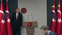 Cumhurbaşkanı Erdoğan: “Yeni vaka sayımız, ölüm sayımız, yoğun bakımda olan hasta sayımız giderek azalıyor. İyileşen hasta sayımız ve toplam test sayımız giderek artıyor'