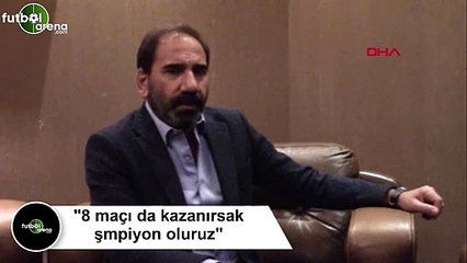 Mecnun Otyakmaz: "8 maçı da kazanırsak şampiyon oluruz"