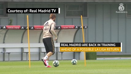 Download Video: Real Madrid train ahead of potential La Liga return