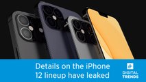 Details for the entire iPhone 12 lineup have leaked