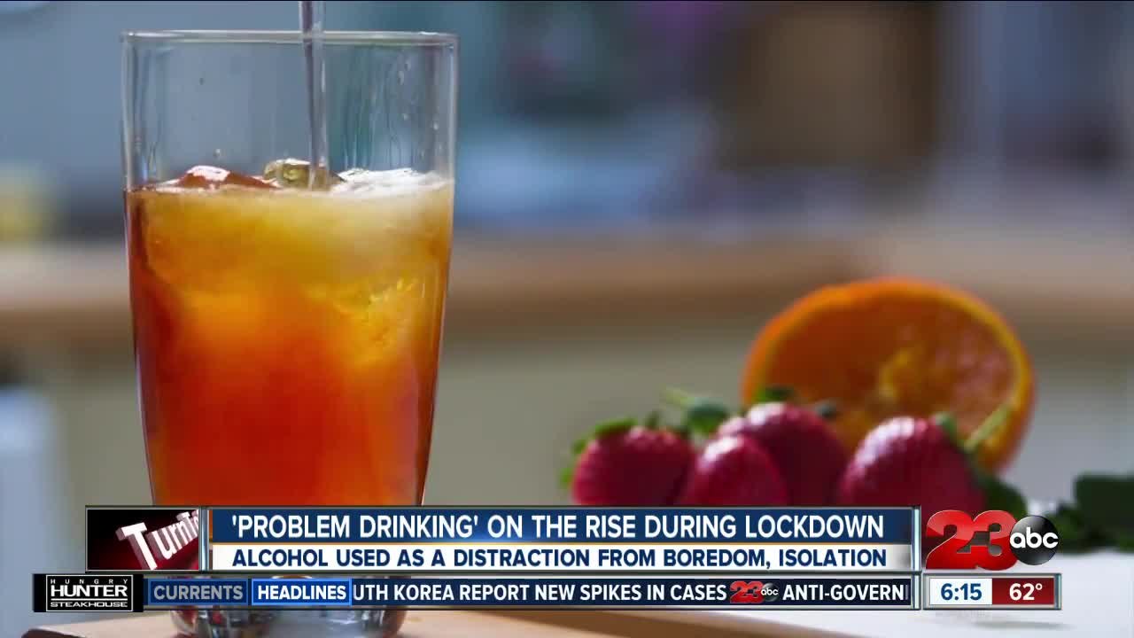 'Problem drinking' on the rise during the lockdown