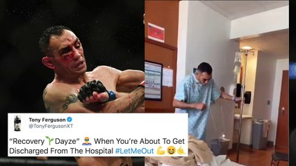 Tony Ferguson dances around hospital room after UFC 249 loss