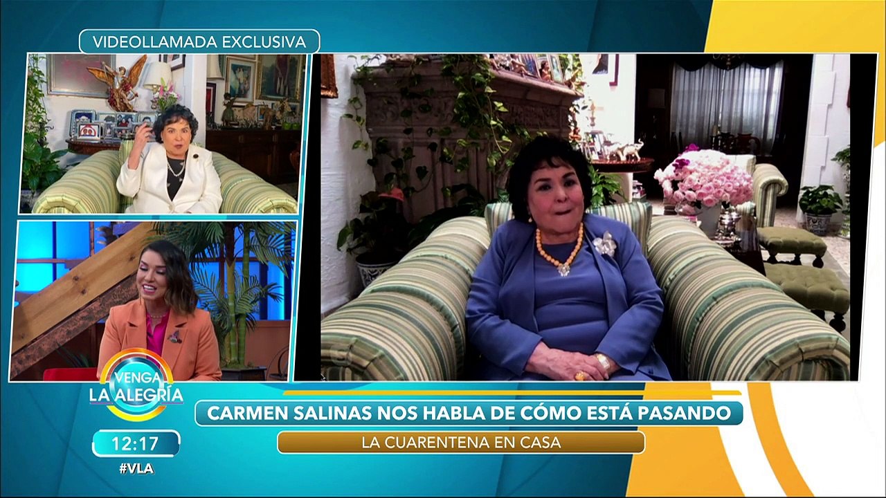 Carmen Salinas nos habla sobre los consejos diarios que comparte en sus redes. | Venga La Alegría