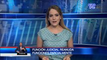 Función Judicial reanuda funciones parcialmente