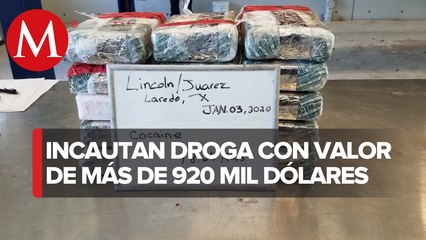 Decomisan droga en puente internacional de Nuevo Laredo
