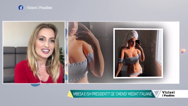 Vizioni i pasdites- Cmendi mediat italiane me fotot sexy, Beniada Nishani tregon reagimin e familjes
