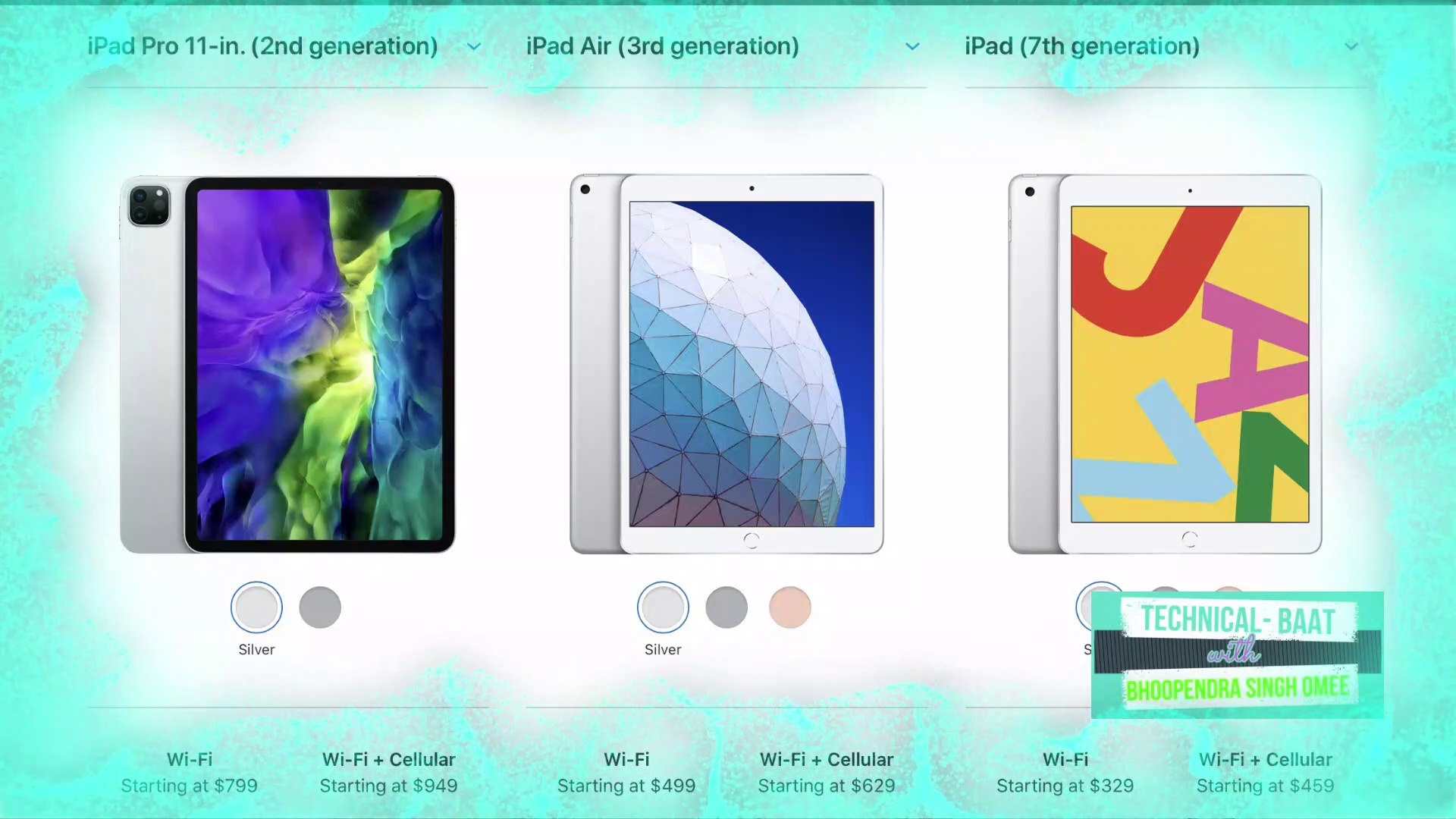 ipad pro ,ipad air and ipad  ka comparison // ipad pro ka comparison ipad air se//ipad pro 2020 best