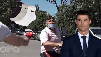 A i vesh 2 herë të njejtat palë çorape Cristiano Ronaldo? Vox Pop - Mes Yjesh!