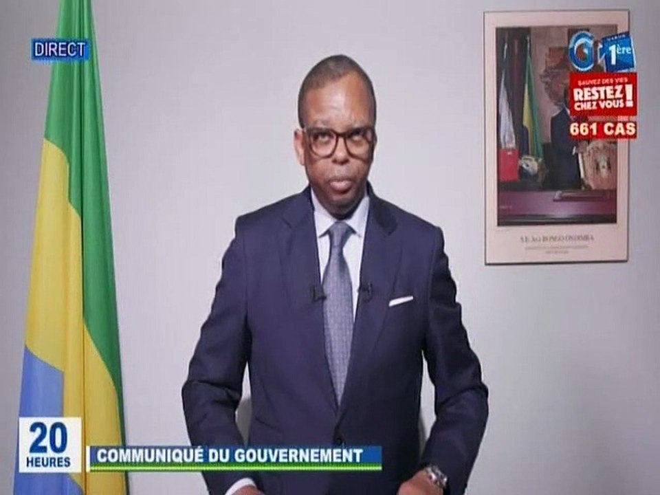 RTG / Déclaration du ministre de la Communication Edgard Anicet Mboumbou