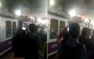 Mumbai: Local Train Catches Fire On Harbour Line At Vashi Station