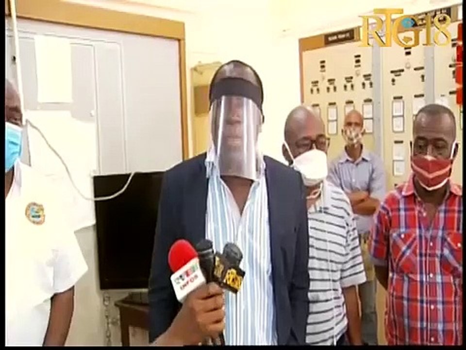 Minis TPTC ak direktè EDH la vizite santral dispatching Delmas 33 pou ekzije anplwaye yo bay sèvis