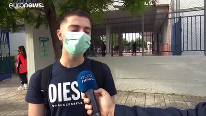 "Herausforderung Virus" - griechische Schüler nach zwei Monaten zurück