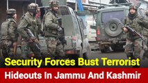 Terrorist Hideouts Busted In JK; Arms, Ammunition Recovered