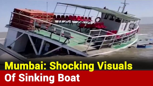 Watch: 88 Rescued As Ship Sinks Near Mumbai's Mandava Port