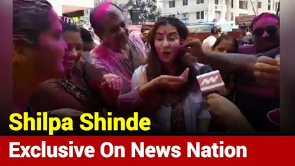 Special Report: Shilpa Shinde Celebrates Holi With Her Family