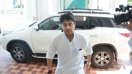 Jyotiraditya Scindia Reaches PM Modi's Residence With Amit Shah
