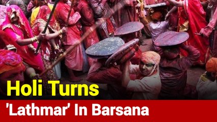 UP: When Holi Turned 'Lathmar' In Barsana, Here's Ground Report