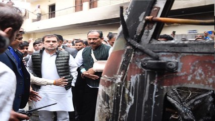 No Benefits To Bharat Mata: Rahul After Visiting Delhi’s Riot-Hit Area