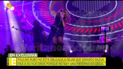 下载视频: ¿Paulina Rubio está obligada a dejar que Gerardo Bazúa vea a su hijo? | Ventaneando