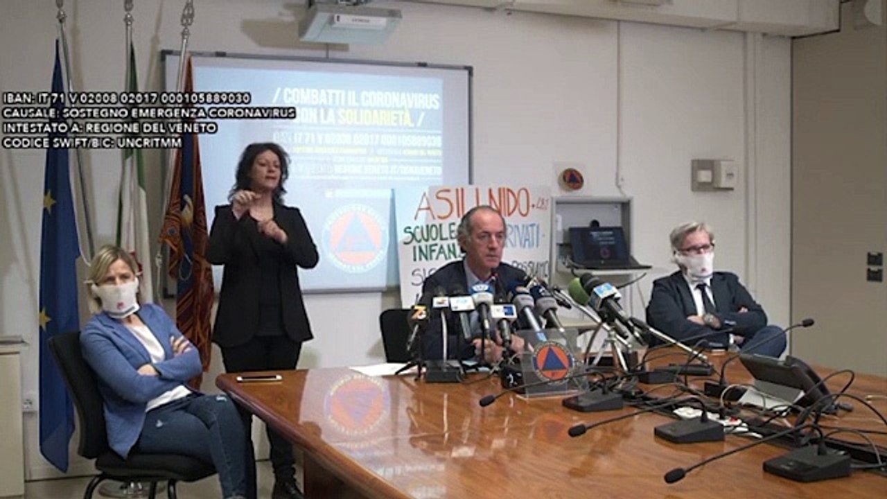 Coronavirus, Zaia: "Se il virus perde forza vuol dire che è artificiale"