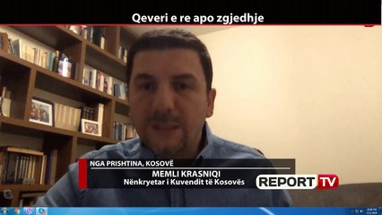 Report Tv - Krasniqi: Asnjë deputet i PDK nuk e voton Hotin