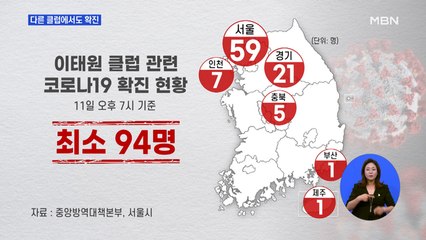 '용인 확진자' 안 간 클럽에서도 감염…확진자 100명 육박