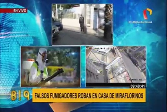 Miraflores: sujetos disfrazados fingen ser de la municipalidad para robar
