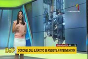 Miraflores: coronel EP se enfrentó a policías durante intervención
