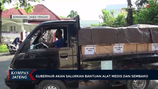 Gubernur Jawa Tengah Akan Salurkan Bantuan Alat Medis dan Sembako