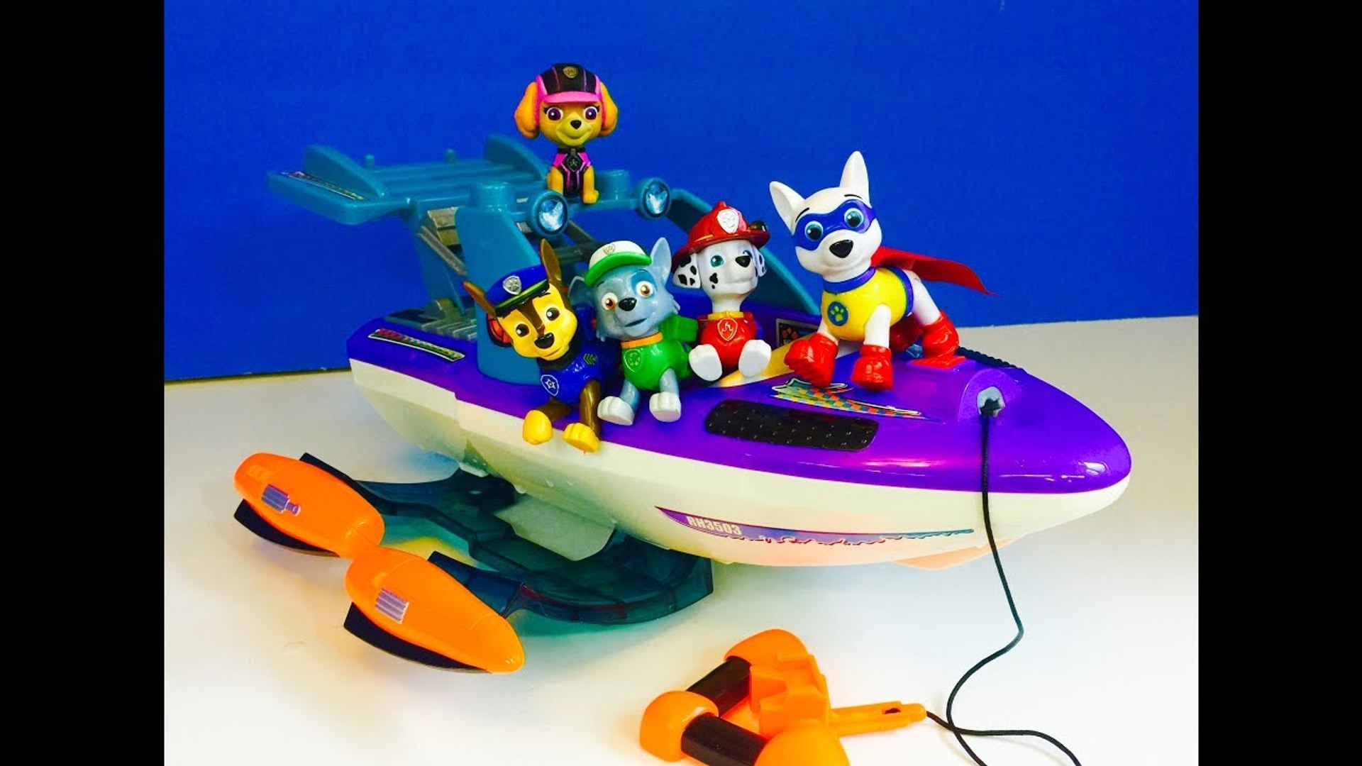 paw patrol speed boat