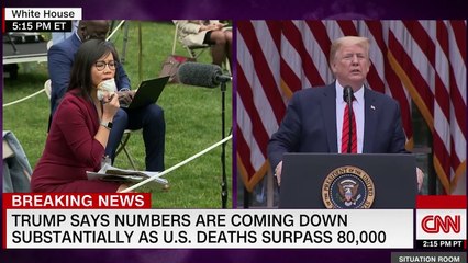 Trump gazetecilerle tartıştı toplantıyı yarıda bıraktı