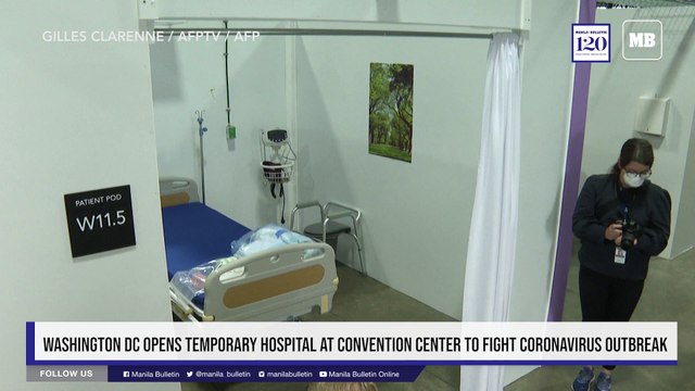 Washington DC opens temporary hospital at convention center to fight coronavirus outbreak
