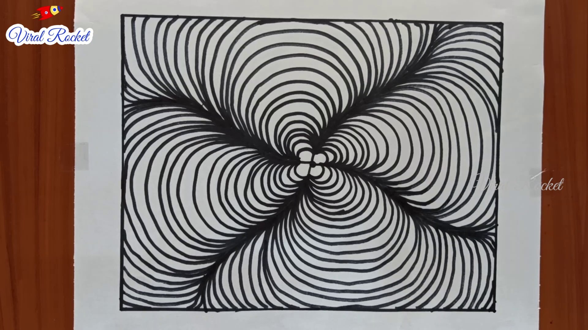 Line Illusion, Satisfying Spiral Drawing