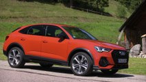 The new Audi Q3 Sportback Exterior Design in Puls Orange