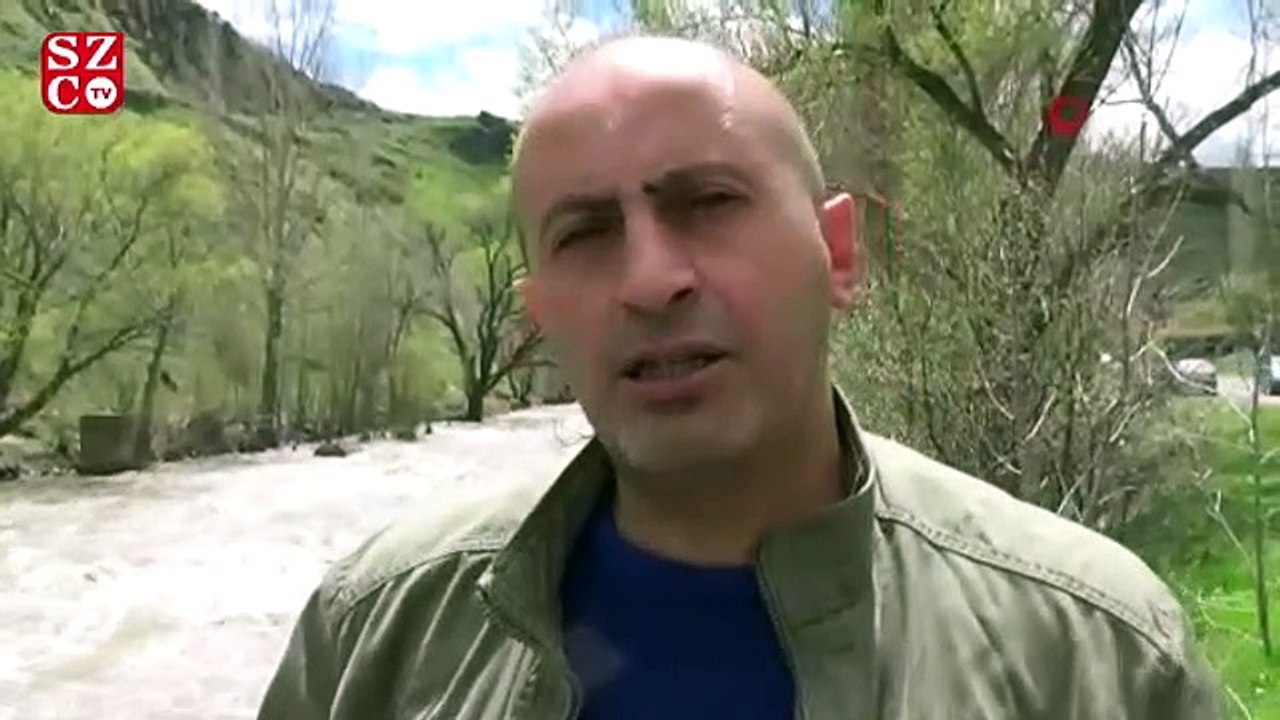 Kars Çayı, yağmur ve karın erimesiyle taştı