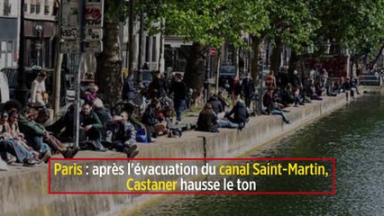 Paris : après l'évacuation du canal Saint-Martin, Castaner hausse le ton