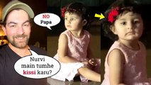 CUTE Video !Neil Nitin Mukesh Daughter Nurvi Neil Mukesh CUTE Talks With Papa At Home