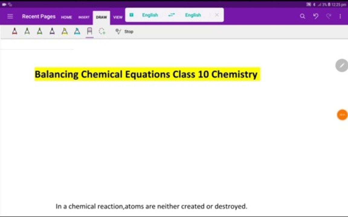 Balancing Chemical Equations for Class 10