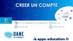 Créer un compte sur Apps.education.fr