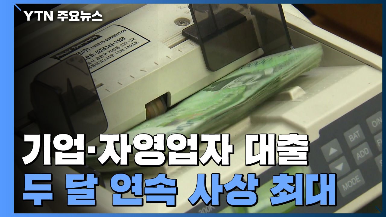 기업·자영업자 대출 두 달 연속 사상 최대...지방은행도 소상공인 대출 / YTN