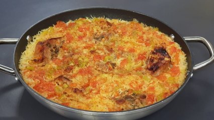 Mish qingji me domate dhe oriz në furrë nga zonja Vjollca