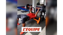 Teddy Riner soulève 182 kg au développé couché - Judo - WTF