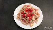 Classic Pasta Salad Recipe / Salade de pâtes   une sauce très légère